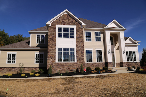 front view of the house